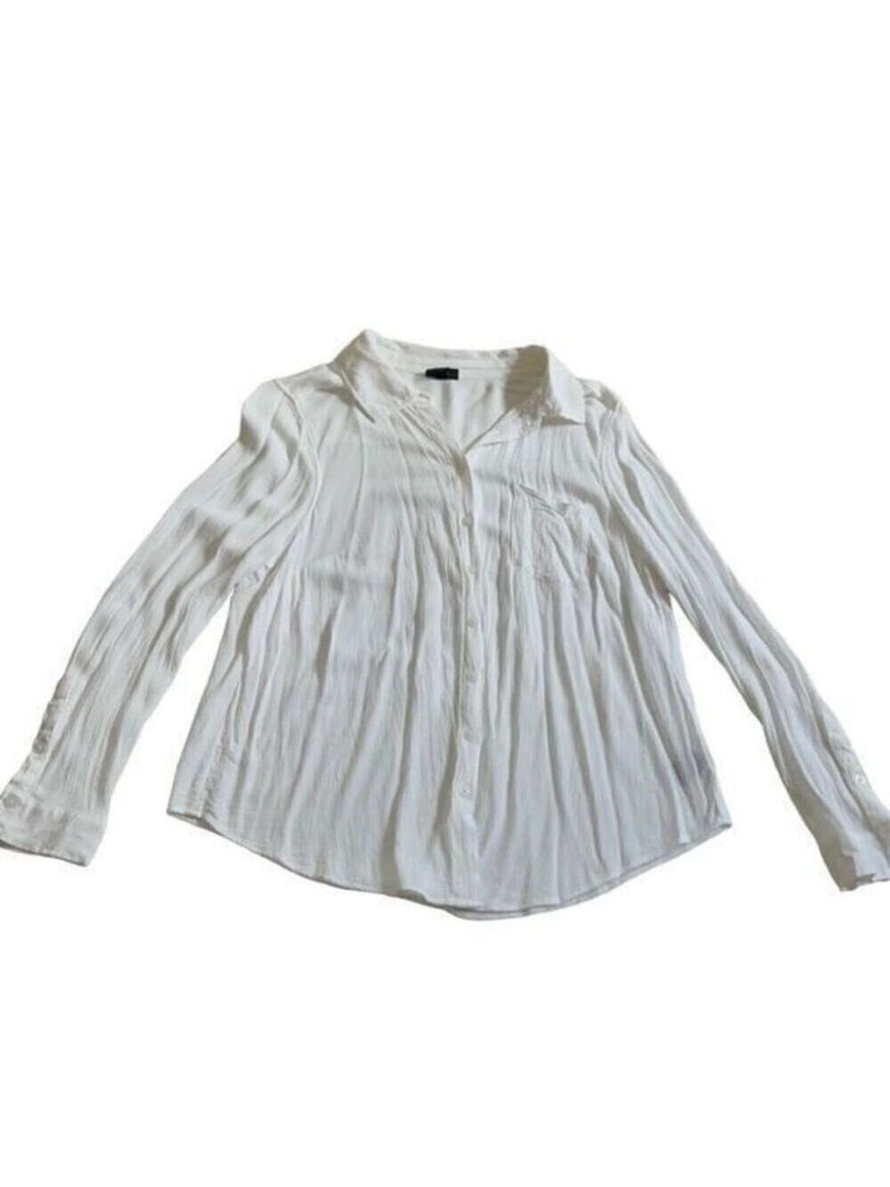 Torrid White Blouse Shirt Size L